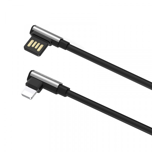 Кабель Borofone BU5, lightning, 1.2 м, черный