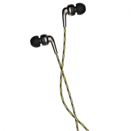 Проводные наушники HOCO M71 Inspiring, Jack 3.5mm, Черный, контроллер с микрофоном