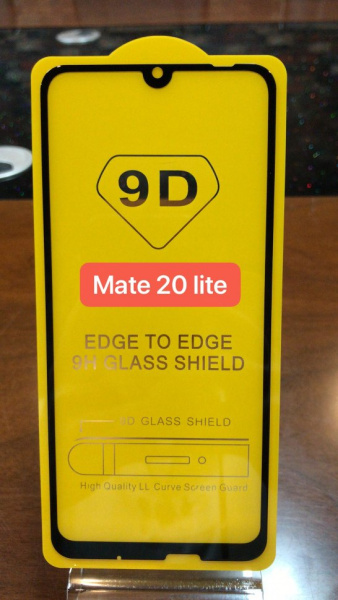 Защитное стекло Full Glue для Huawei Mate 20 Lite, черный