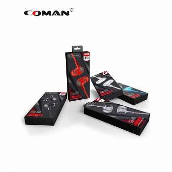 Наушники-вкладыши Coman CM-38 Grey
