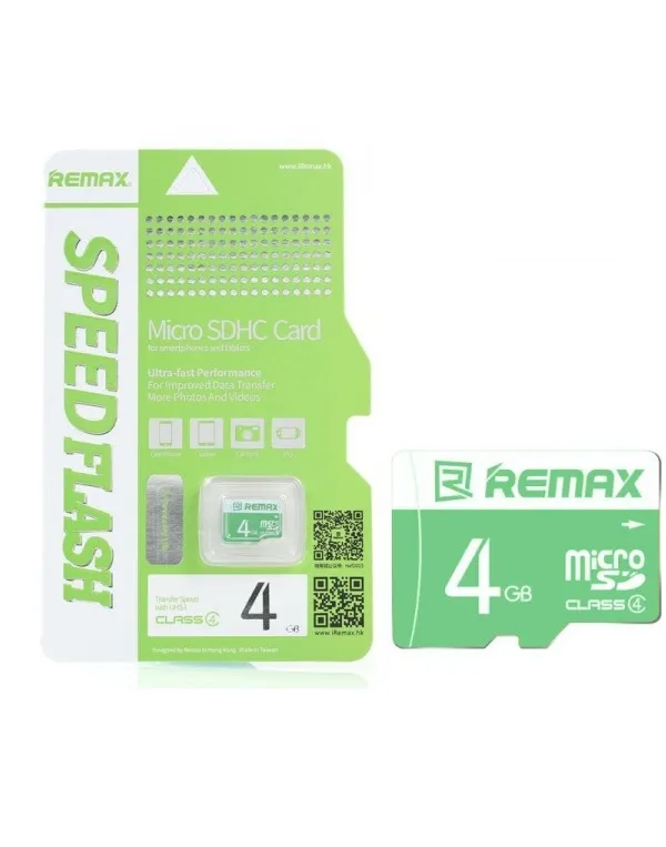 Карта памяти Remax Speedflash 4 gb